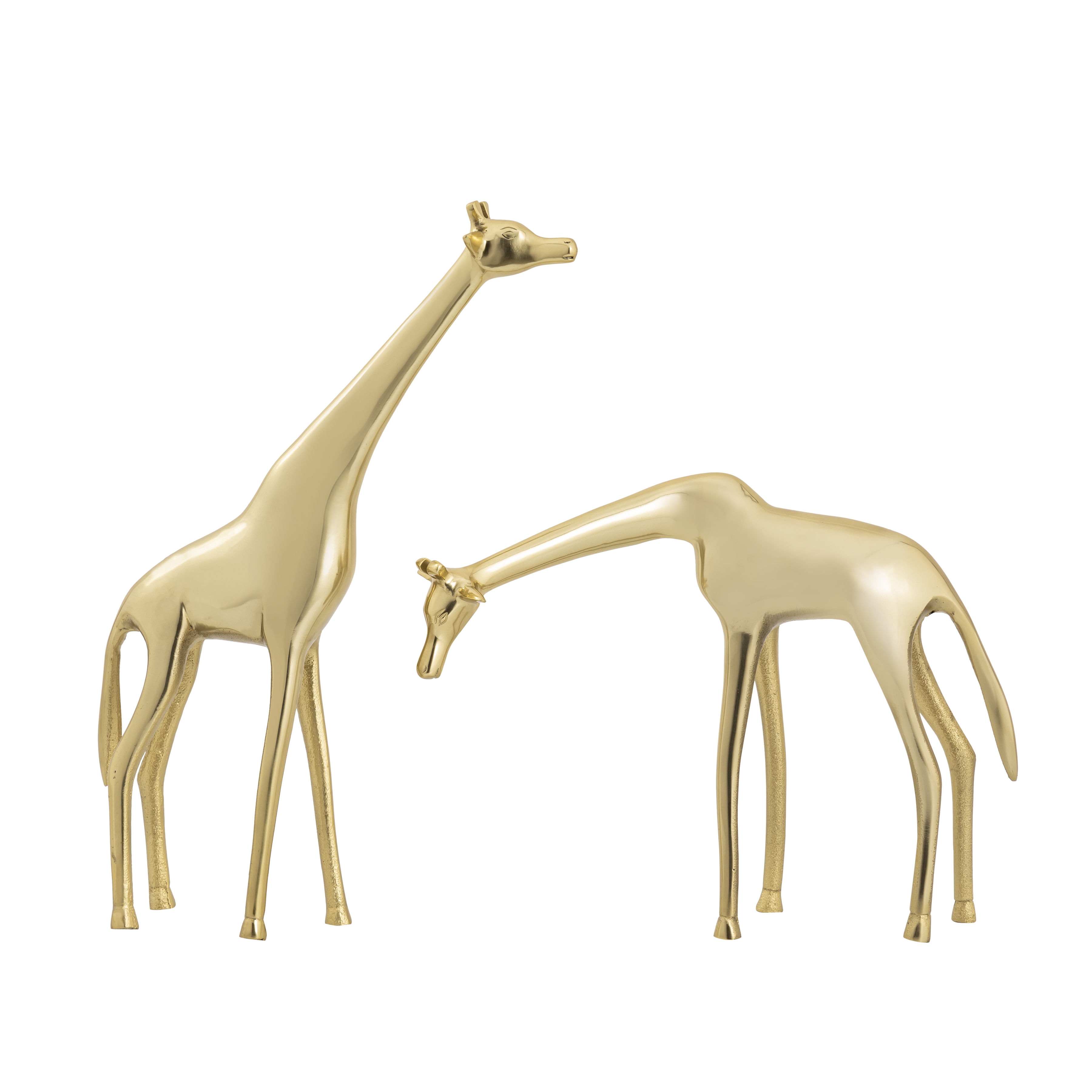 Brass Giraffe Sculpture - Small - Image 4