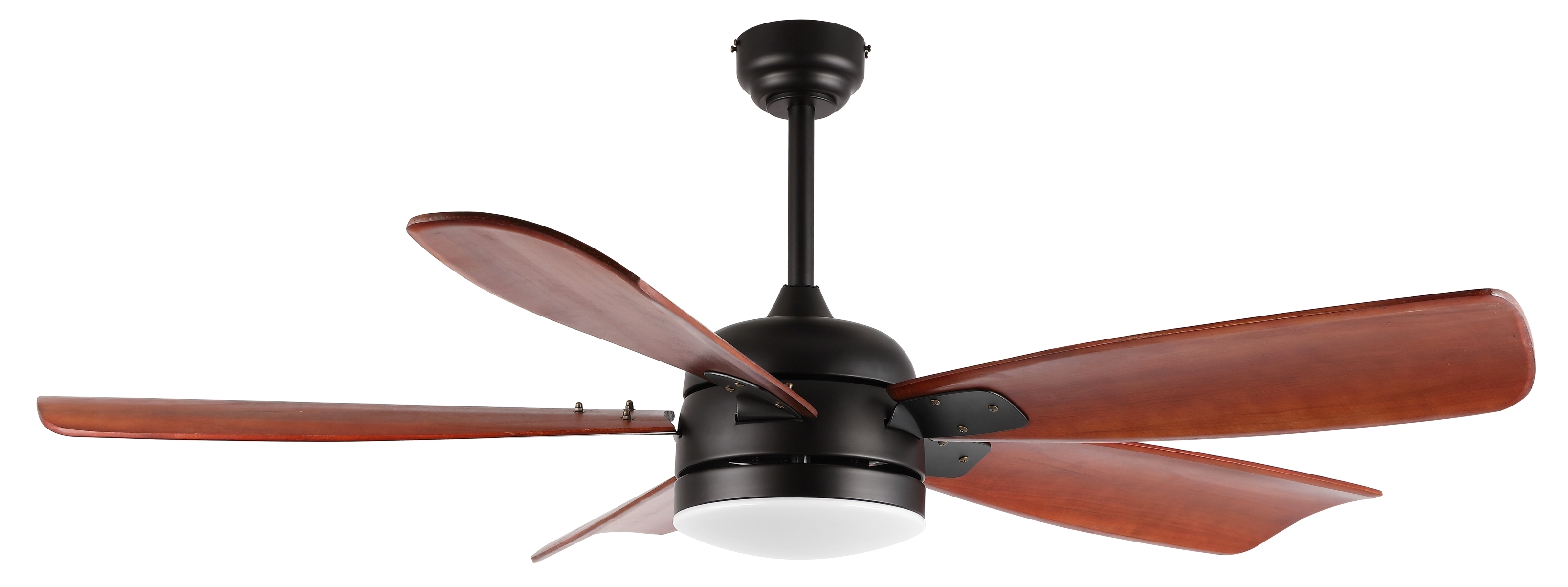 Durden Led Lt 57" Ceiling Fan - Black - Safavieh - Image 3
