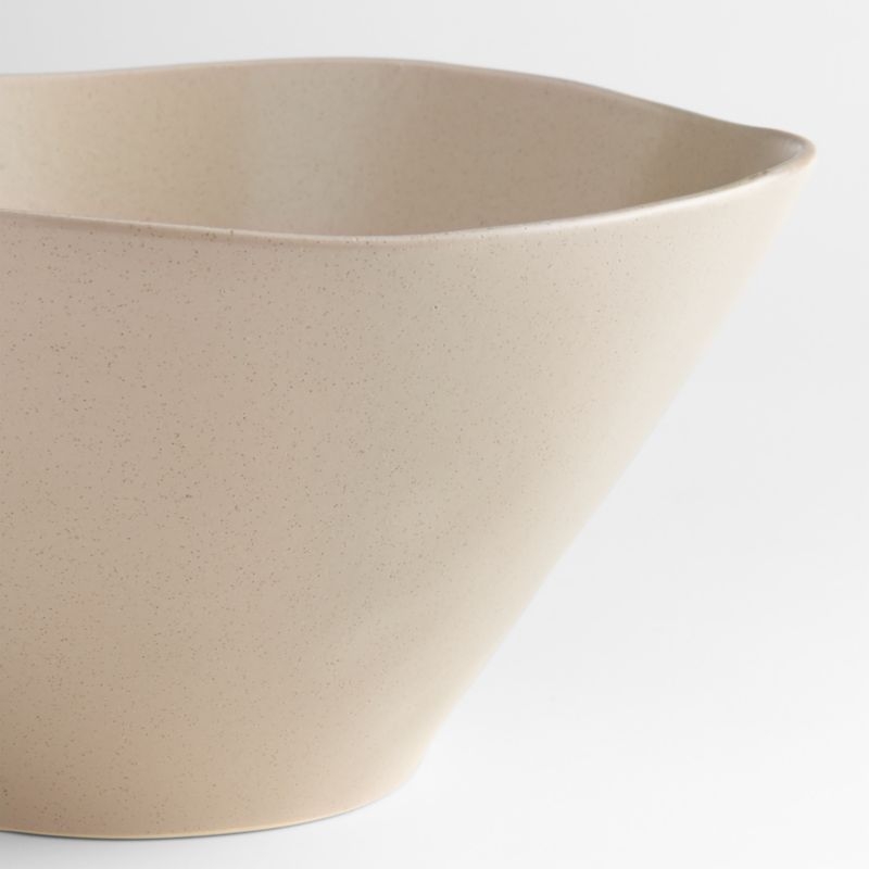 Marin Sand 10.25" Stoneware Serving Bowl - Image 1