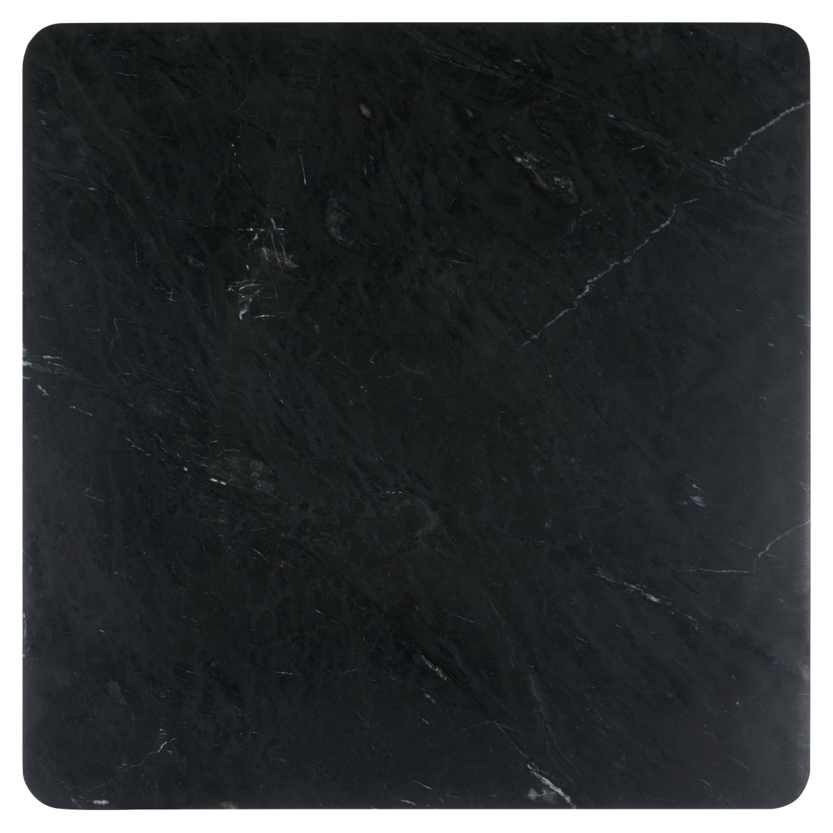 Belynda Marble Top Coffee Tabl - Black/Chrome - Image 4