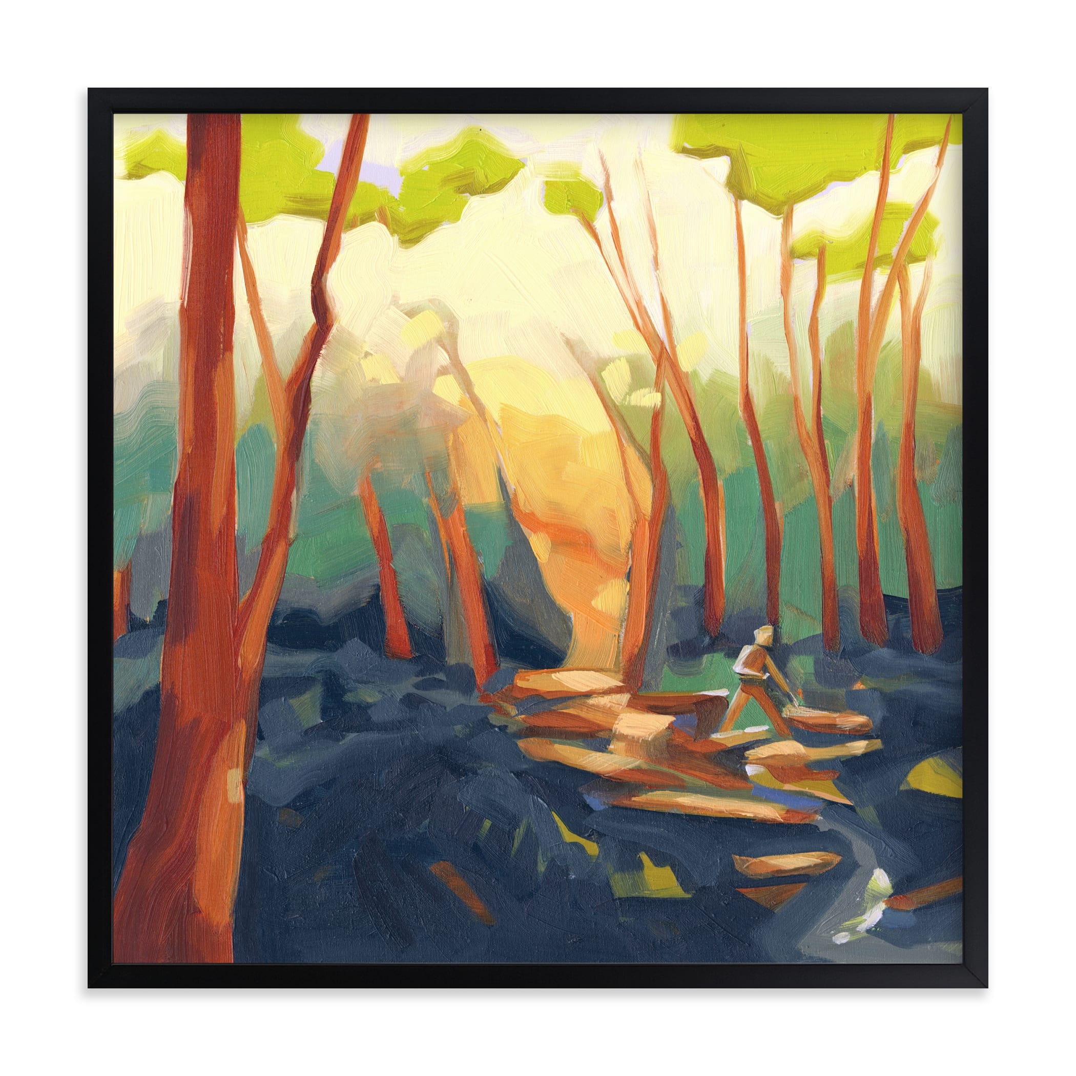 Fell In Love With The Tree Feller Limited Edition Fine Art Print 1 - Image 0