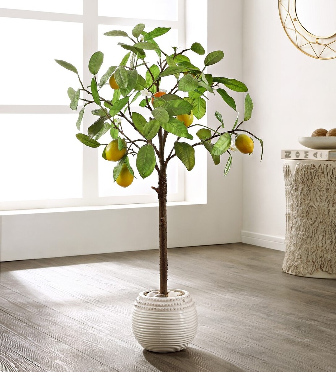 Safavieh Faux 36" Potted Lemon Tree - Image 1