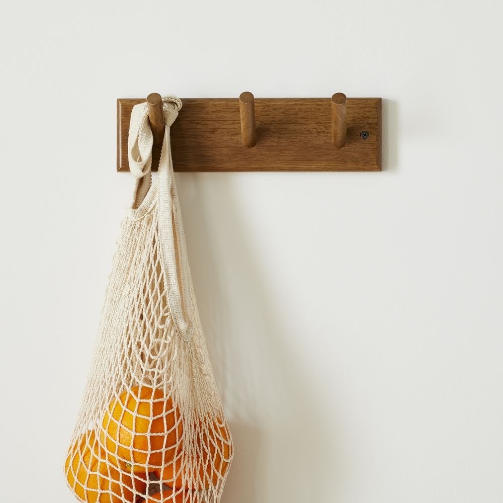 Sadie Wall Hooks, Wood, 10.75" - Image 0