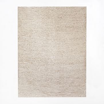 Mini Pebble Jute Wool Rug, 5'x8'', Natural/Ivory - Image 0