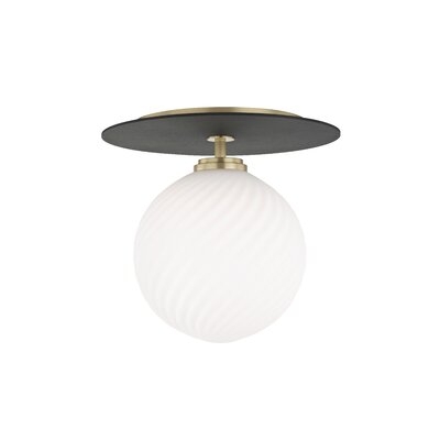 Deshields 1-Light 7" Simple Globe Flush Mount - Image 0