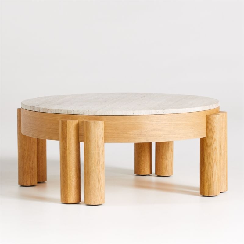 Oasis Round Wood Coffee Table - Image 3