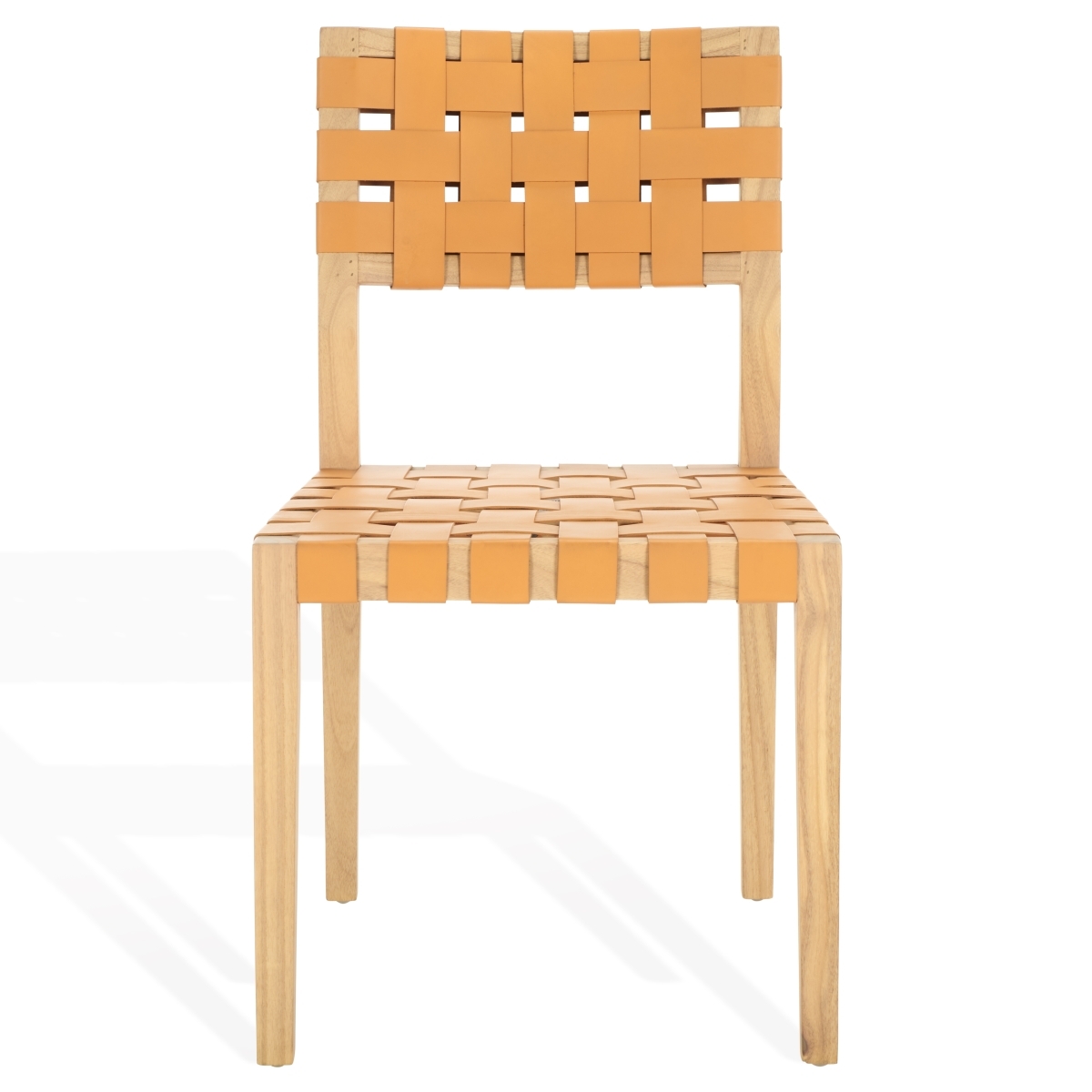 Bette Woven Leather Dn Chair - Tan / Natural - Image 3