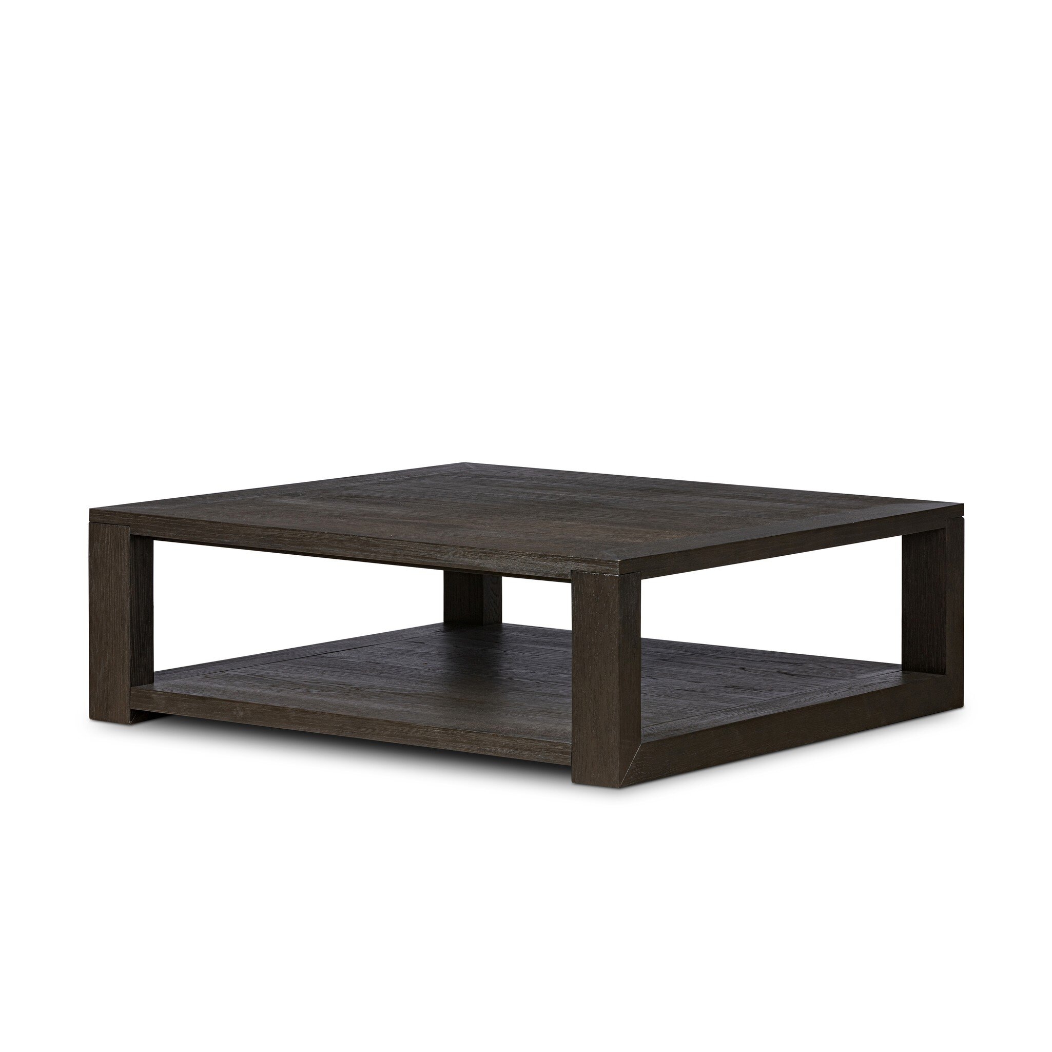Thomas Square Coffee Table - Dark Anthracite Oak Veneer - Image 1