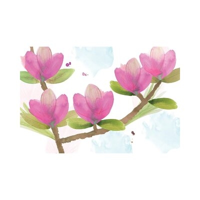 Pink Magnolia I by Flora Kouta - Gallery-Wrapped Canvas Giclée - Image 0