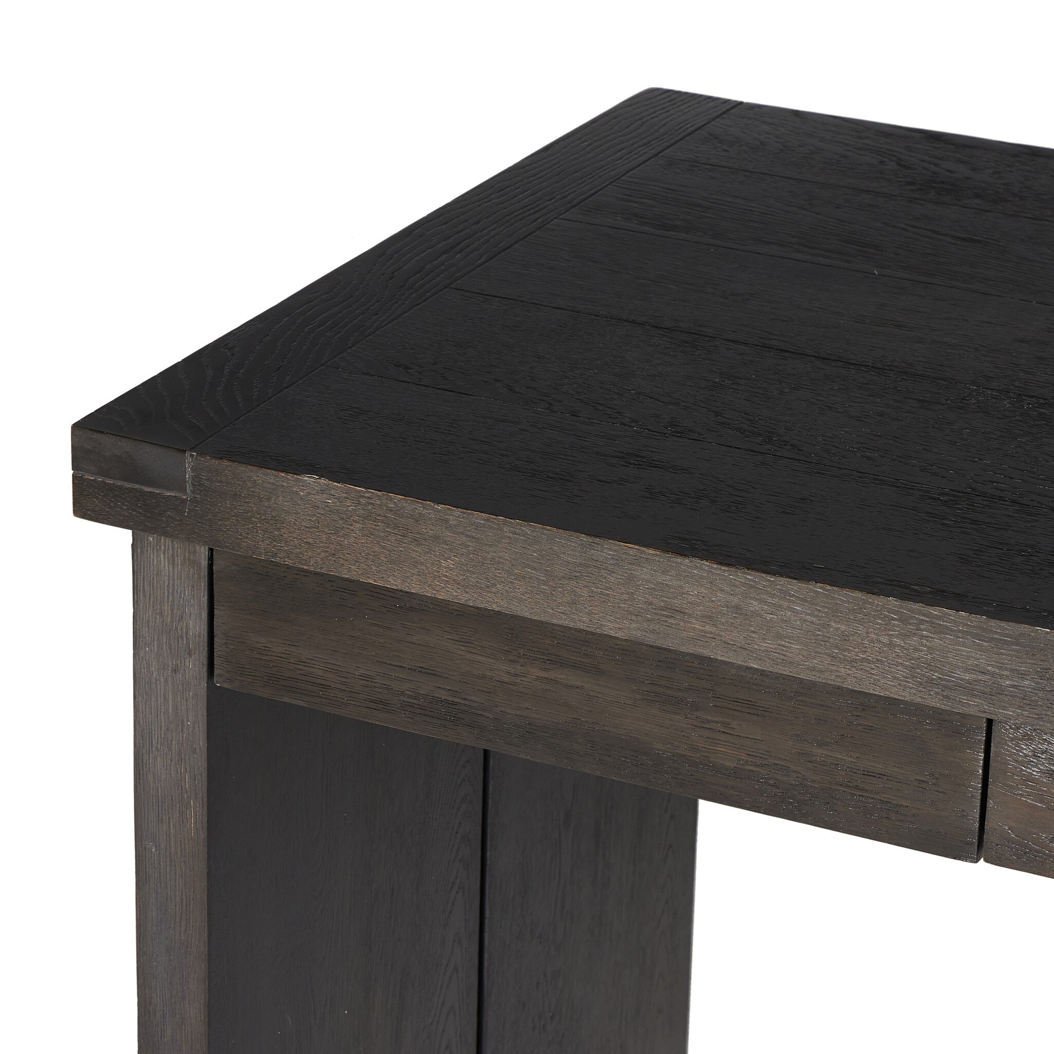 Warby Desk - Worn Black Veneer - Image 10