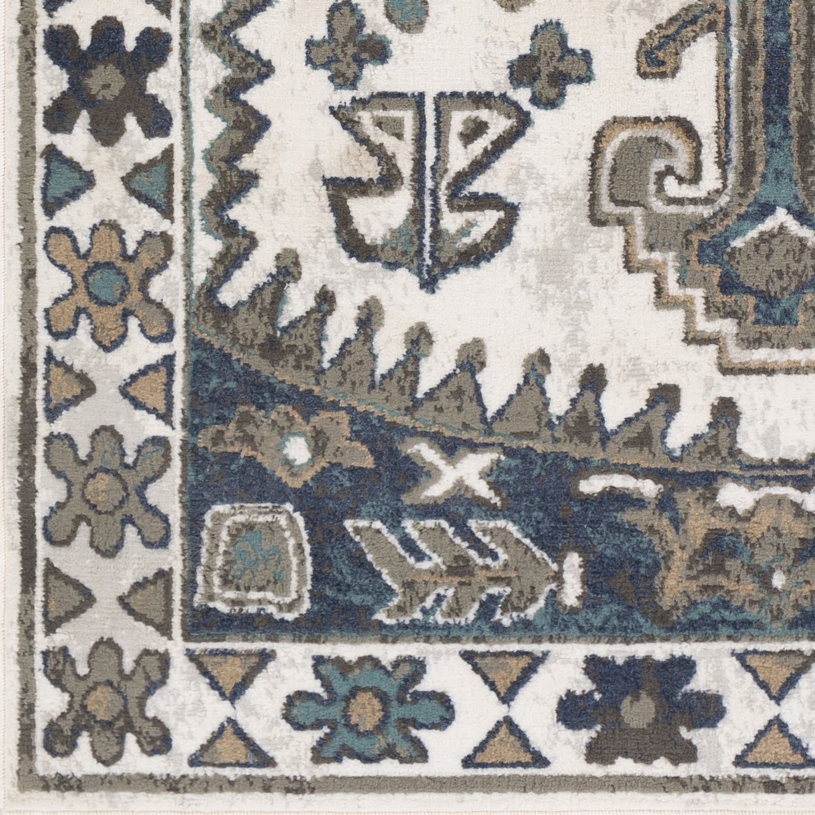 Skagen Beige Indoor 2' x 2'11" Machine Woven Rug - Image 5