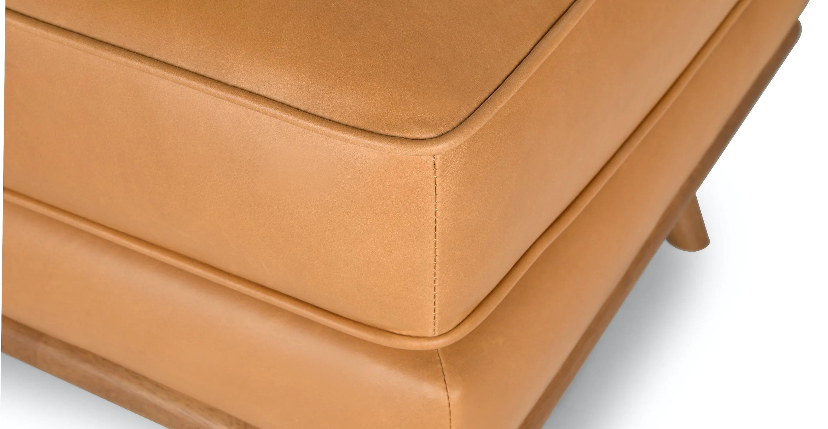 Timber 31" Leather Ottoman - Charme Chocolat - Image 6