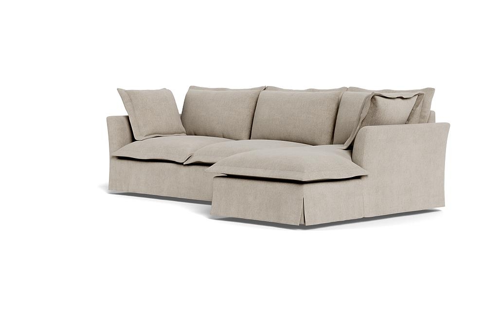 Skylar Slipcovered Right Chaise Sectional - Image 2