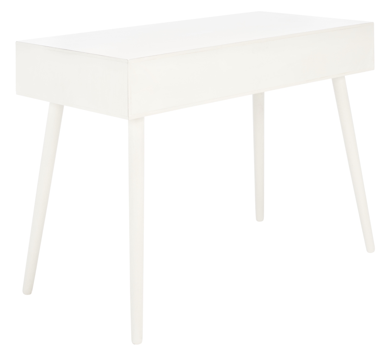 Remy 1 Drawer Writing  Desk - Distressed White - Safavieh - Image 5