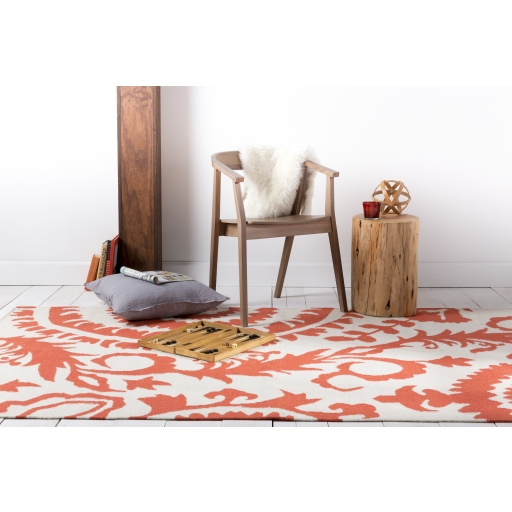 Frontier White Indoor 8' x 11' Handmade Rug - Image 0