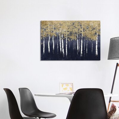 Shimmering Forest Indigo by James Wiens - Painting Print - Image 0