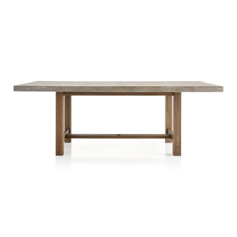 Abaco Grey Concrete Outdoor Dining Table - Image 0