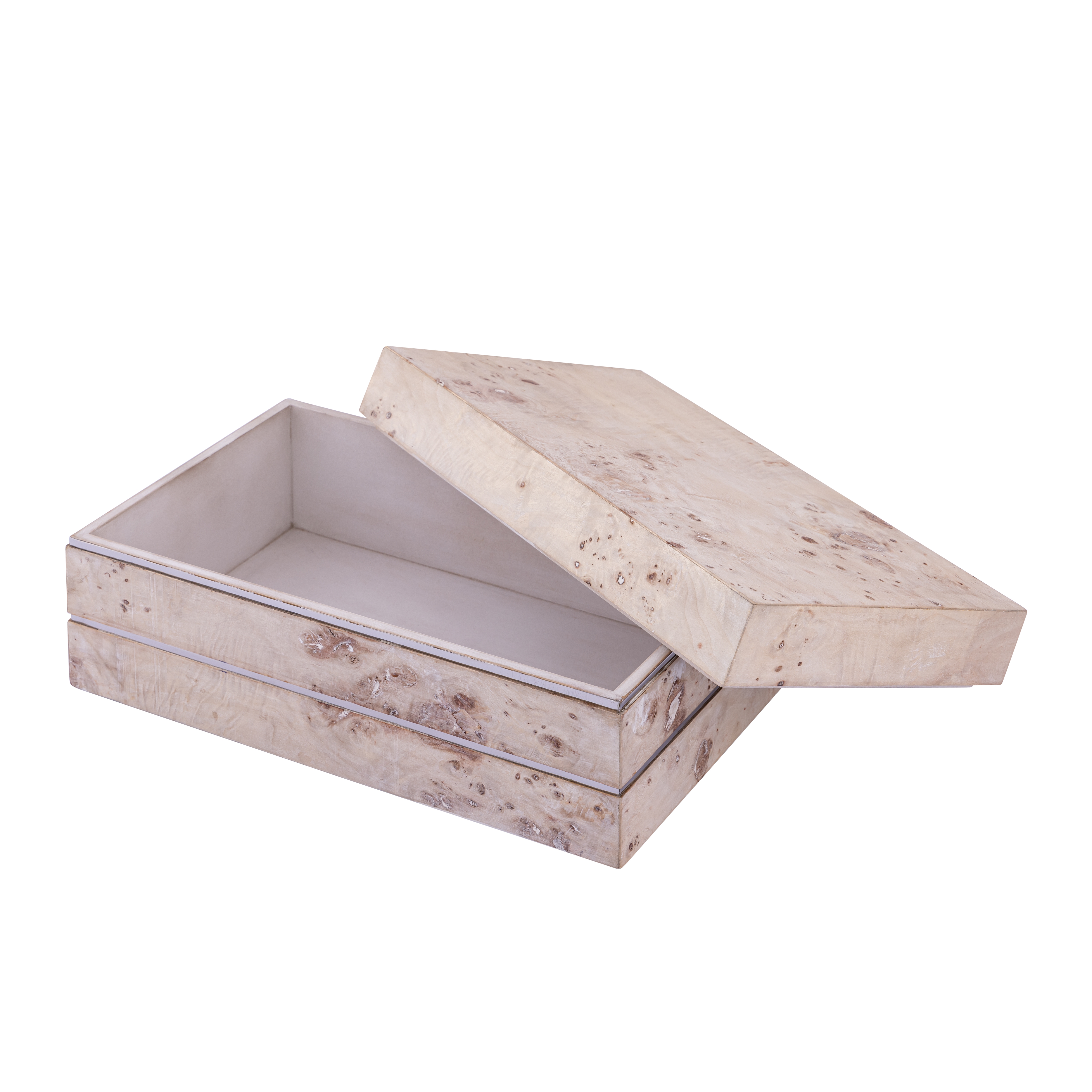 Salem Box - Long White Burl Wood - Image 2