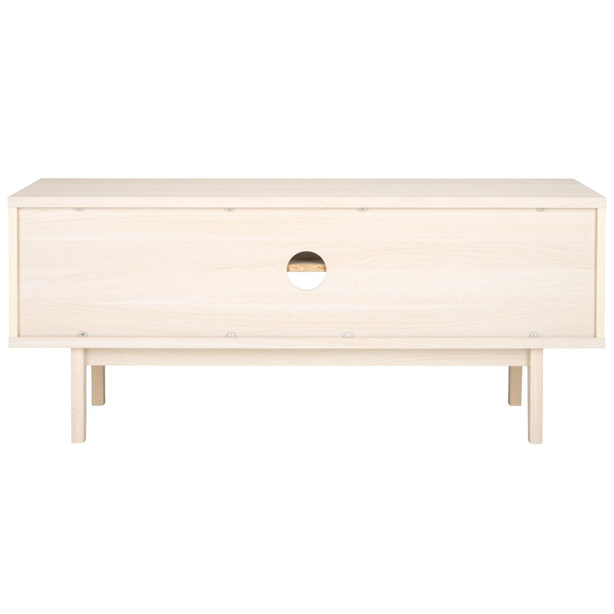 Aricia Small 2 Door Media Stand - Bleached White - Safavieh - Image 7