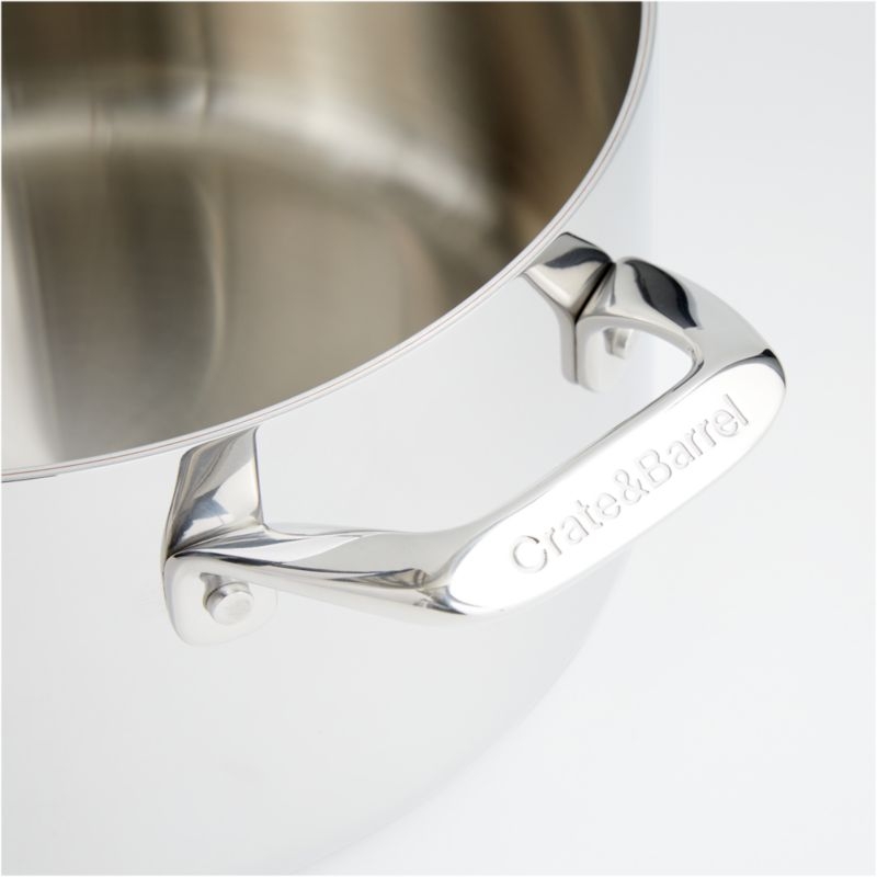 Crate & Barrel EvenCook Core ® 6 Qt Stainless Steel Stockpot - Image 1