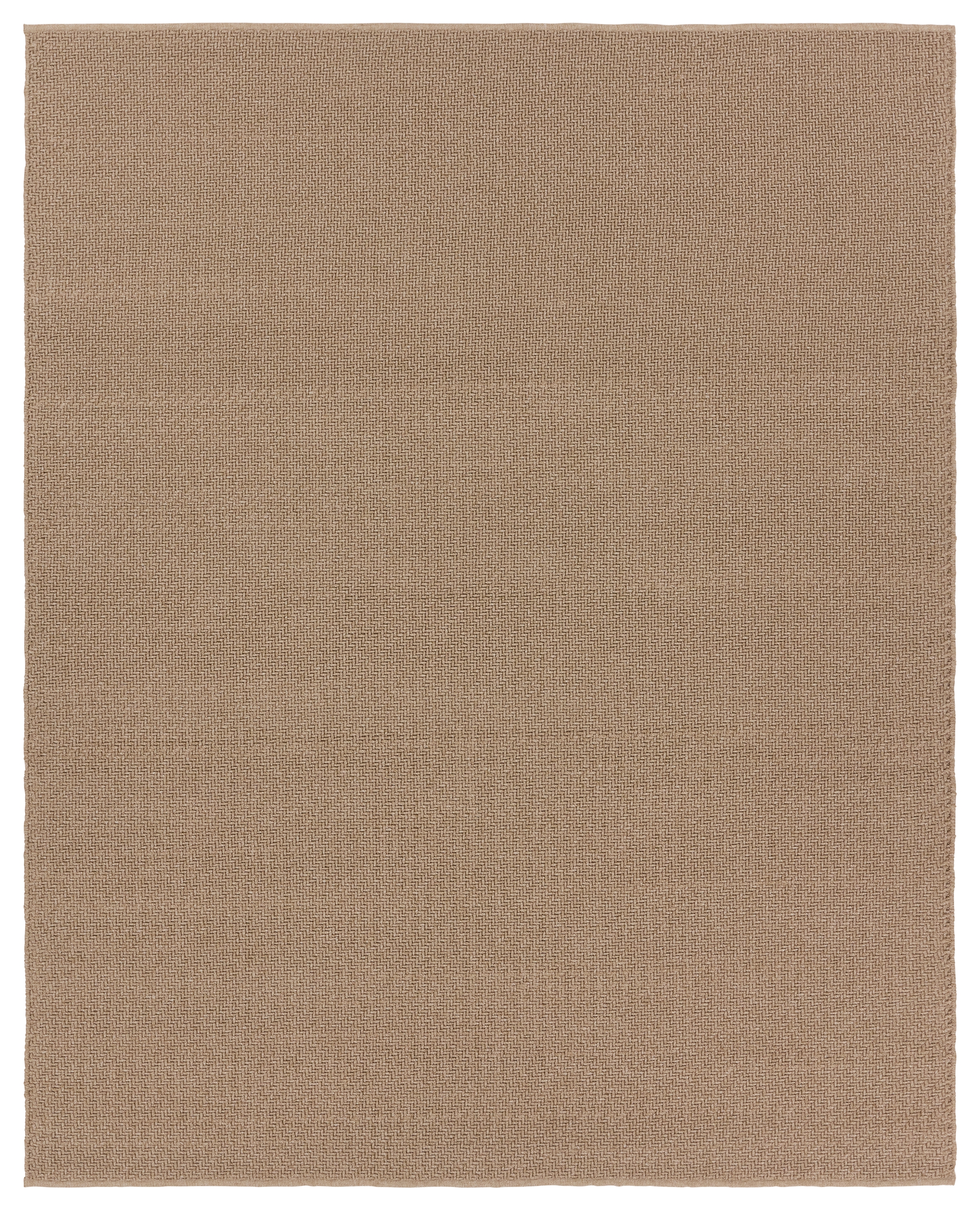 Rayan QTN02 Handmade Solid Light Brown Area Rug (2'x3') - Image 0