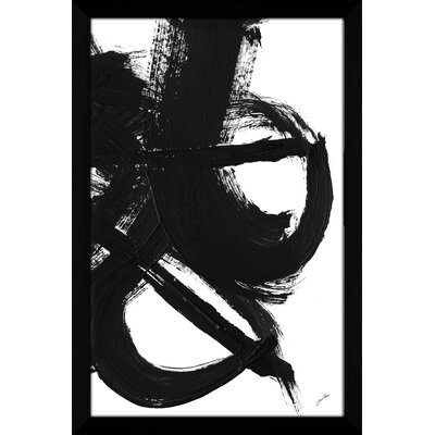 'Noir Strokes II' by Gina Ritter Print - Image 0