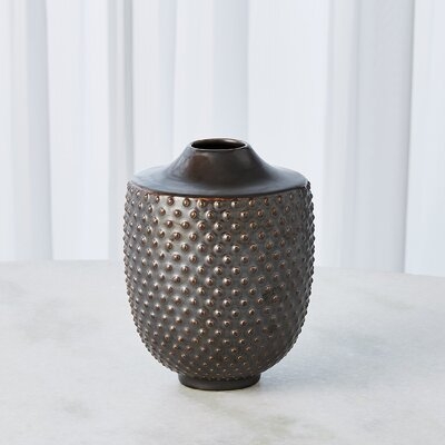 Grey 8'' Ceramic Table Vase - Image 0