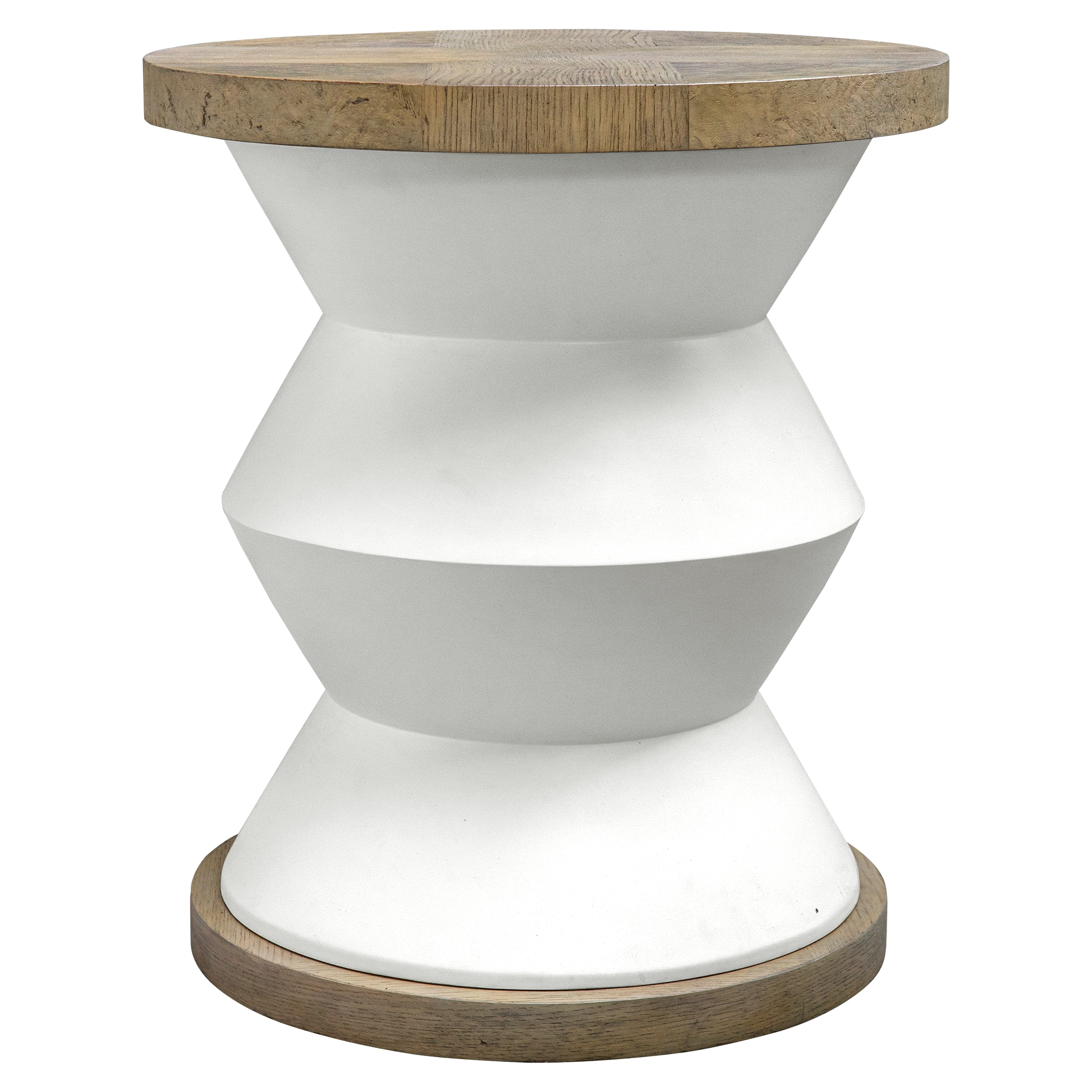 Spool Geometric Side Table - Image 2