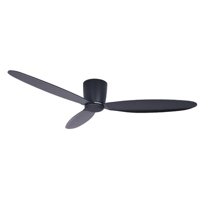 Hardy 3 - Blade Flush Mount Ceiling Fan with Remote Control - Image 0