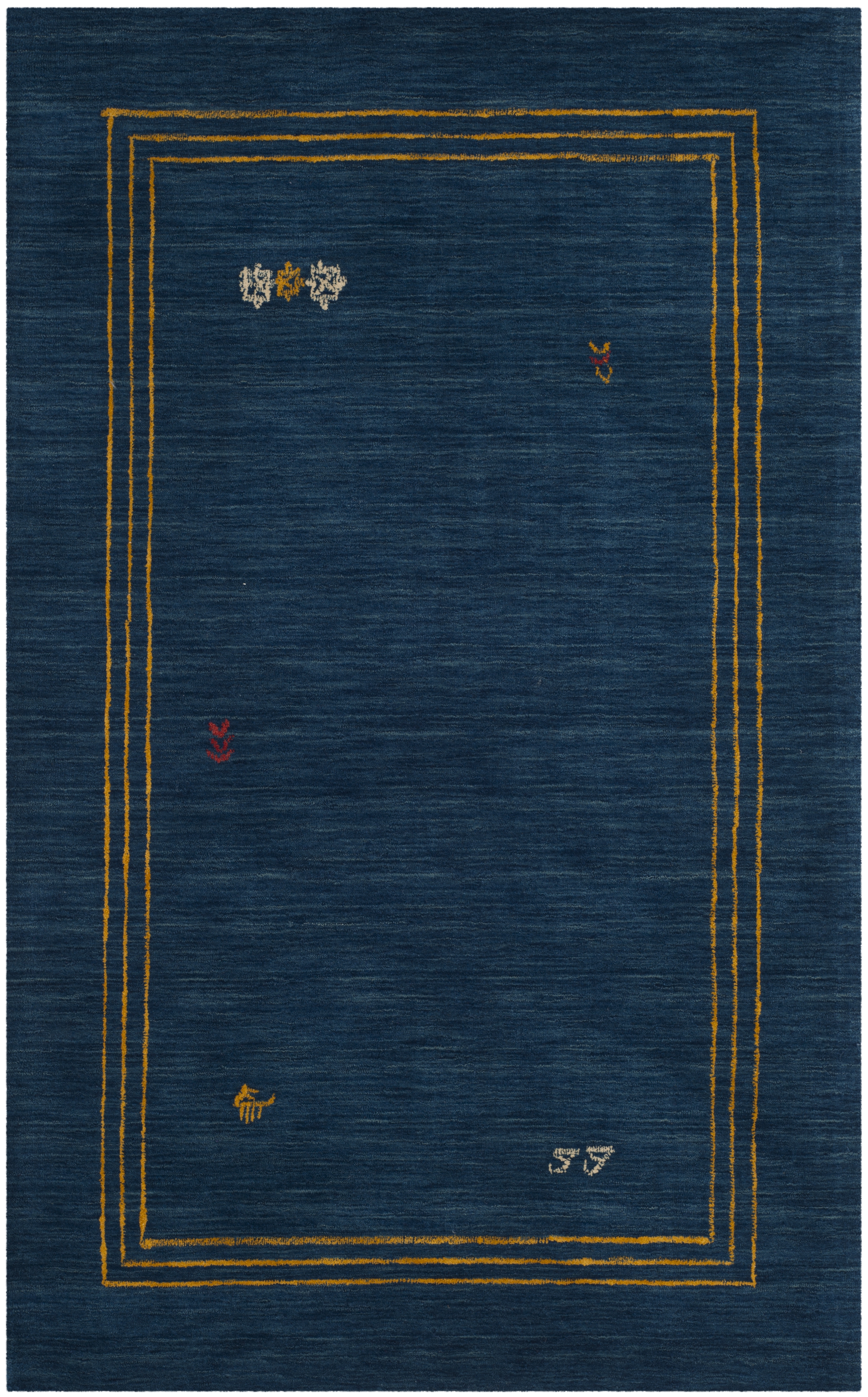 Arlo Home Hand Loomed Area Rug, HIM588A, Blue/Multi,  3' X 5' - Image 0