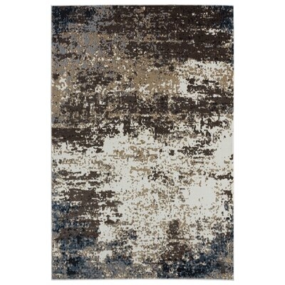 Abeyta Abstract Beige/Brown Area Rug - Image 0
