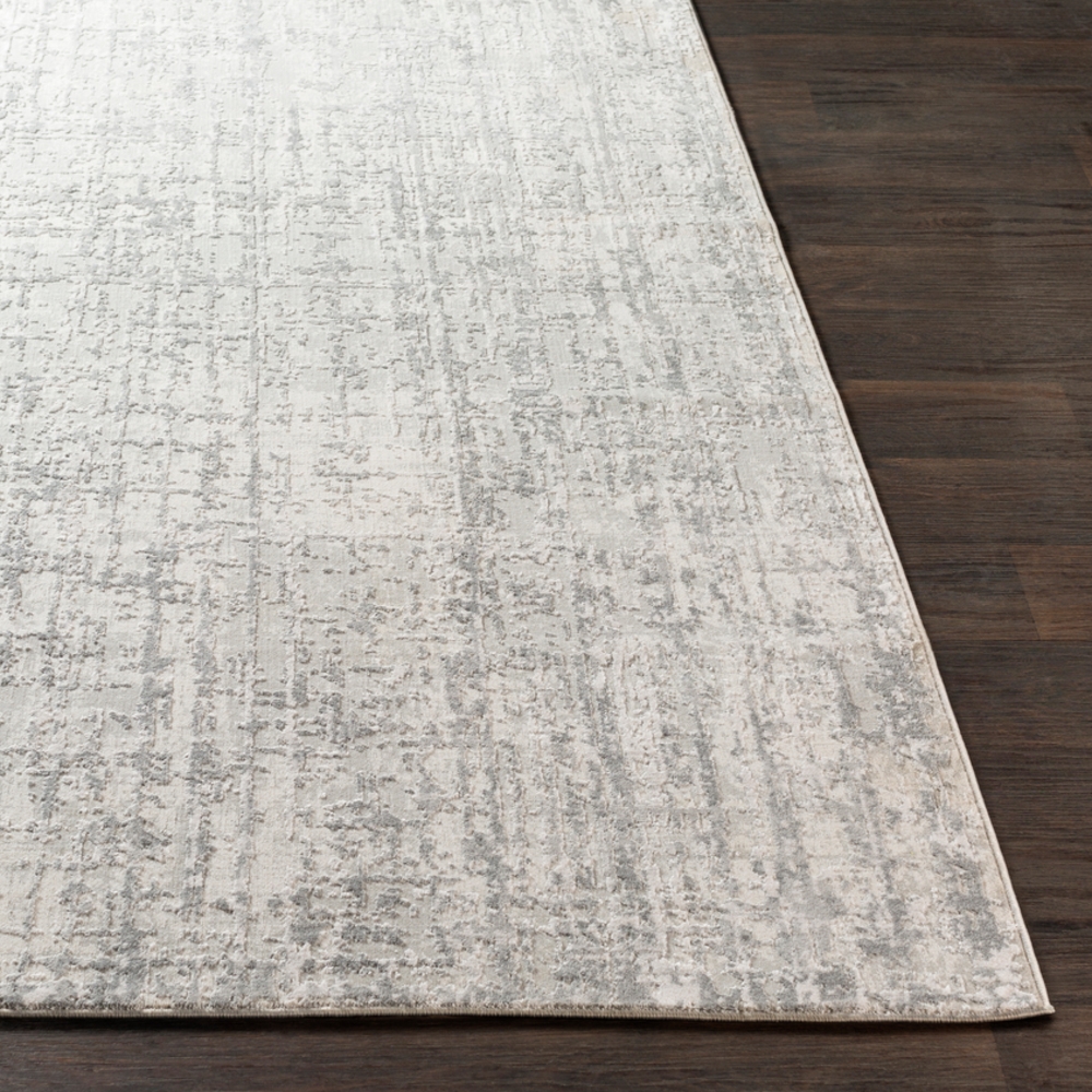 Aisha Gray Indoor 10' x 14' Machine Woven Rug - Image 2