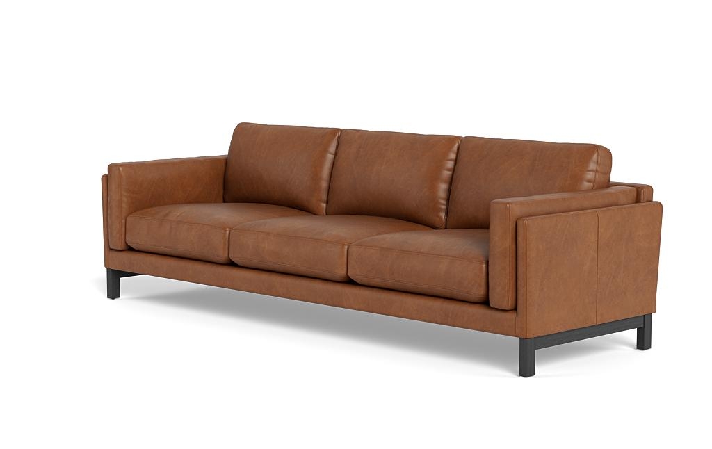 Gaby Leather 3-Seat Sofa - Image 2
