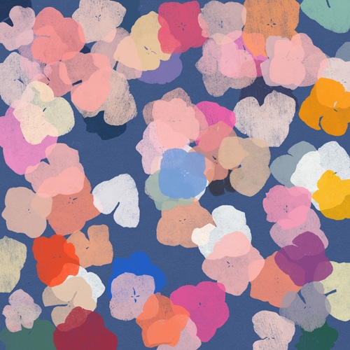 Hydrangea 10 by Garima Dhawan - Shower Curtain Standard 71" x 74" - Image 0