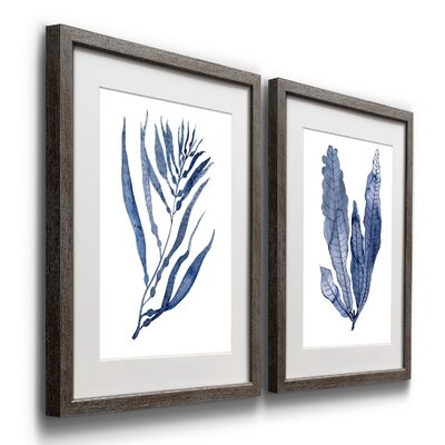 Seaweed Under Water III - 2 Piece Picture Frame Painting Print Set on Paper - Image 0