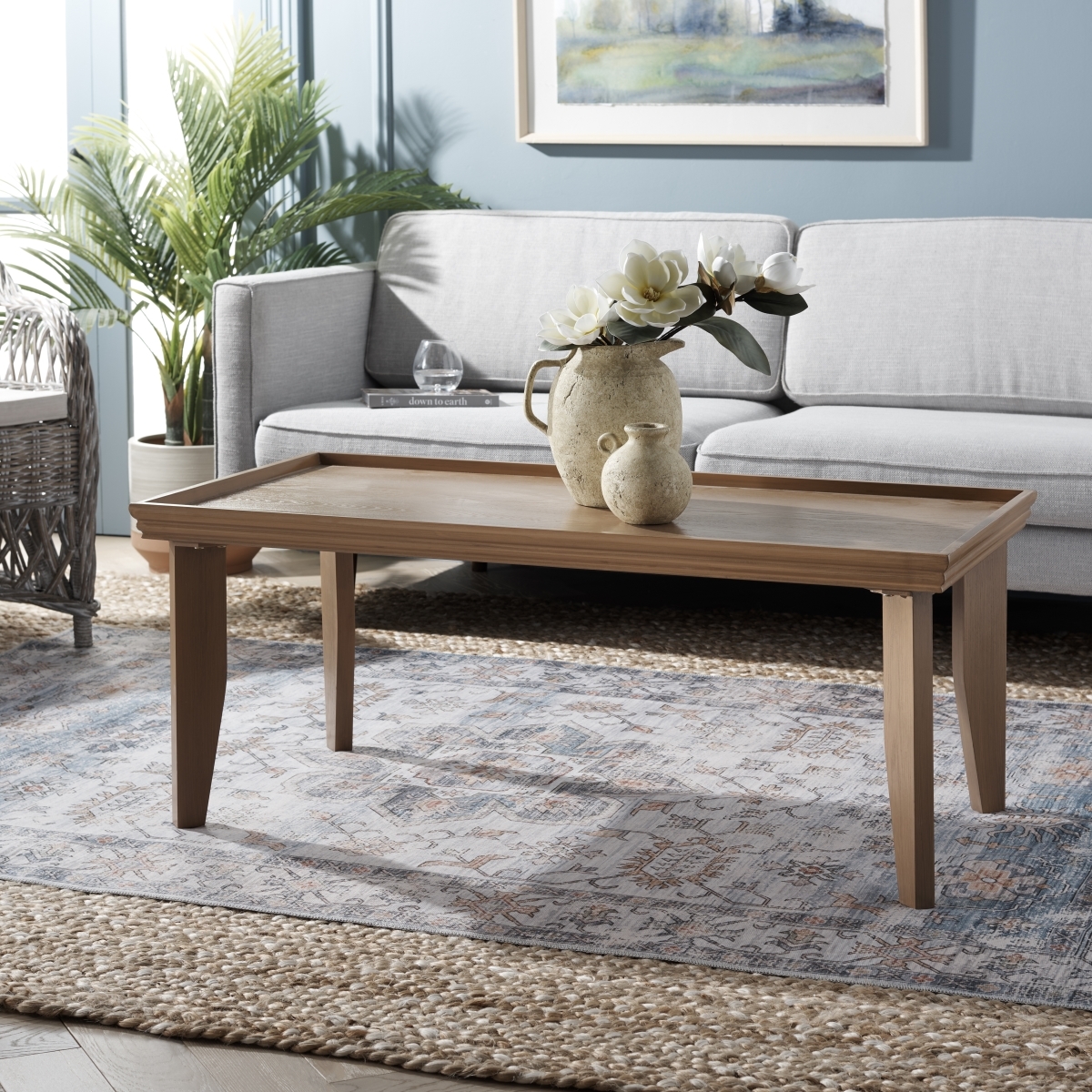 Naios Coffee Table - Sand - Safavieh - Image 1