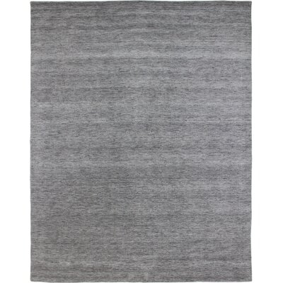 One-of-a-Kind Cranleigh Hand-Knotted 2010s Modern Gray 8'5" x 10'9" Area Rug - Image 0