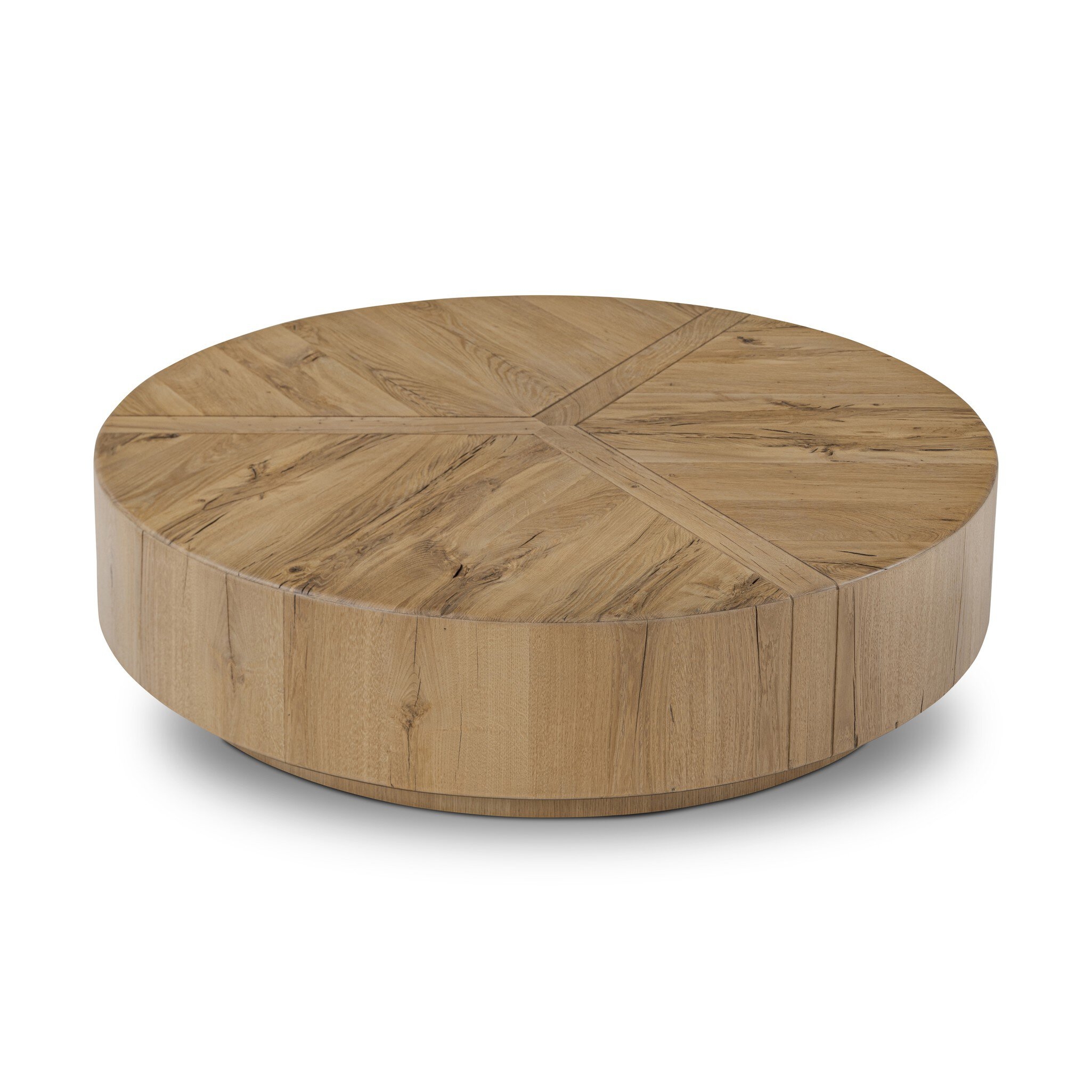 Renan Coffee Table - Natural Reclaimed French Oak - Image 0