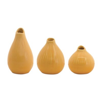 6 Piece Holston Terracotta Table Vase Set - Image 0