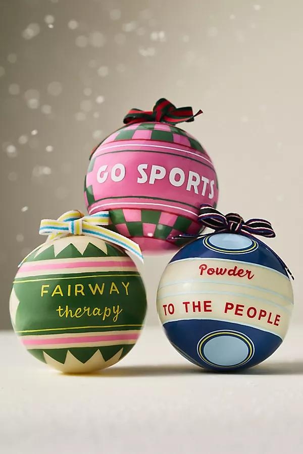 Go Sports Glass Ornament - Image 0