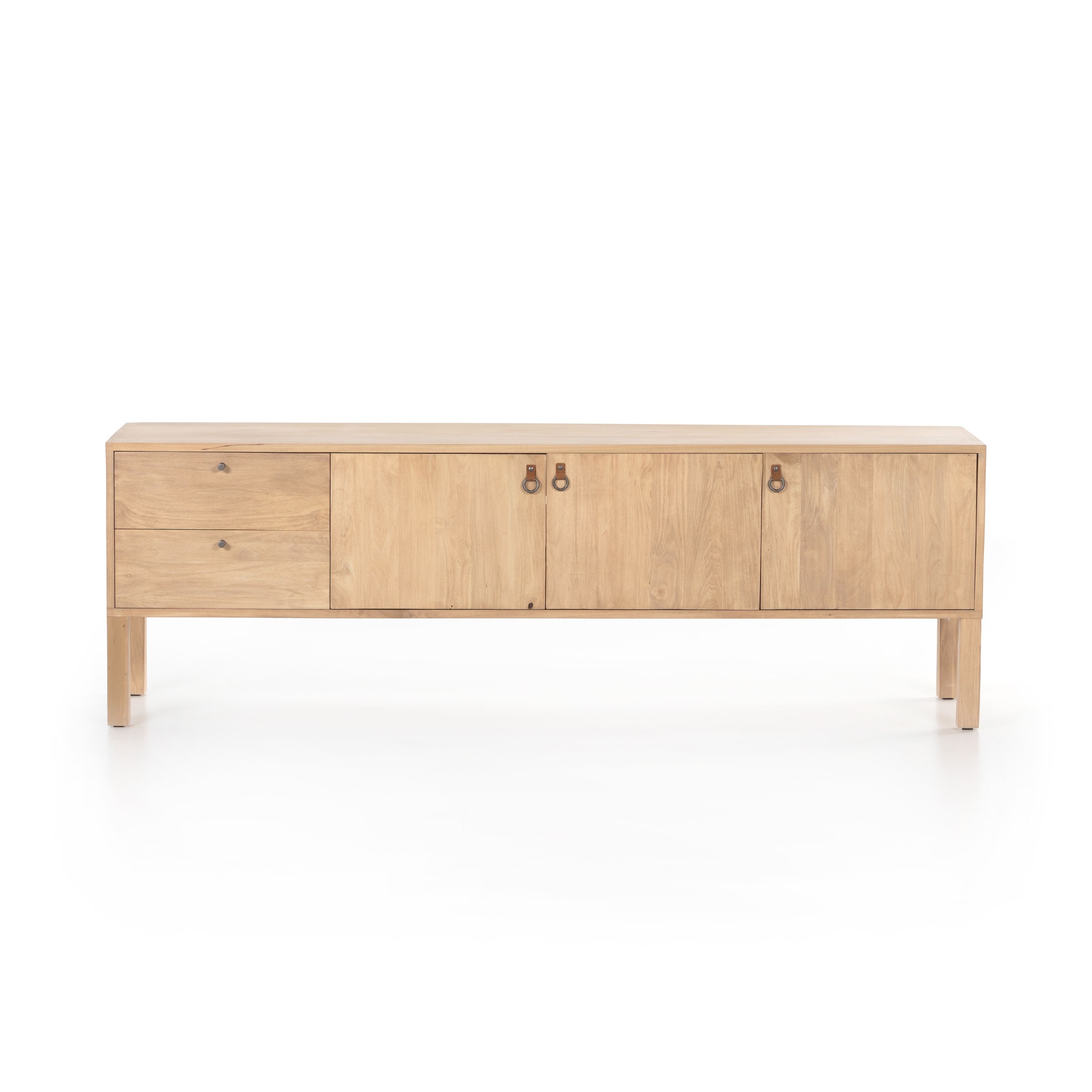 Isador Media Console-Dry Wash Poplar - Image 0