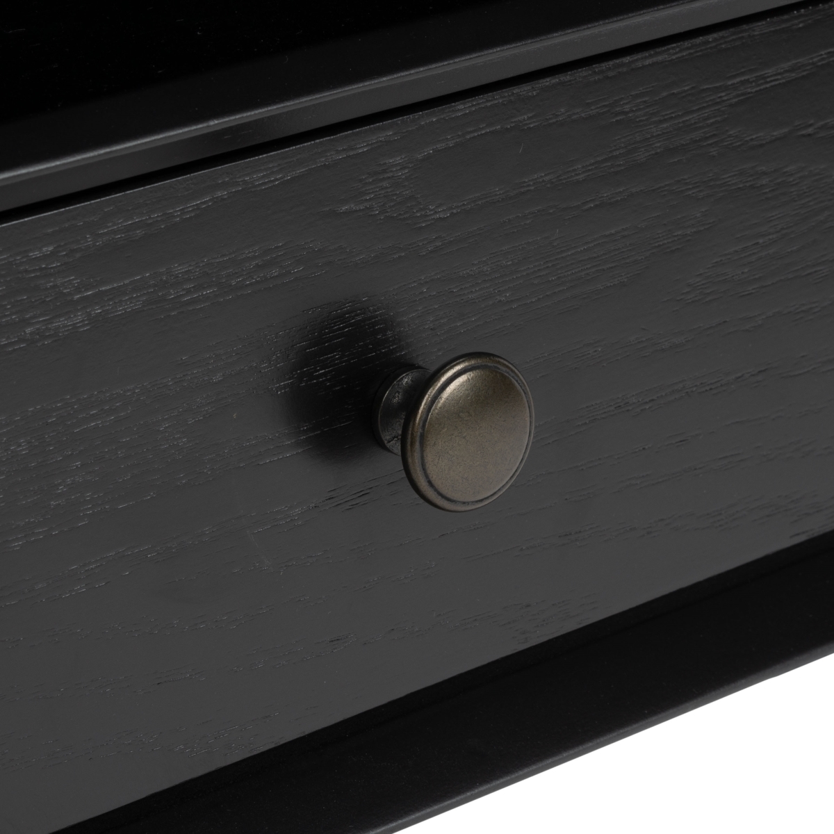 Scully Nightstand W/ Usb - Black / Antique Gold - Safavieh - Image 3