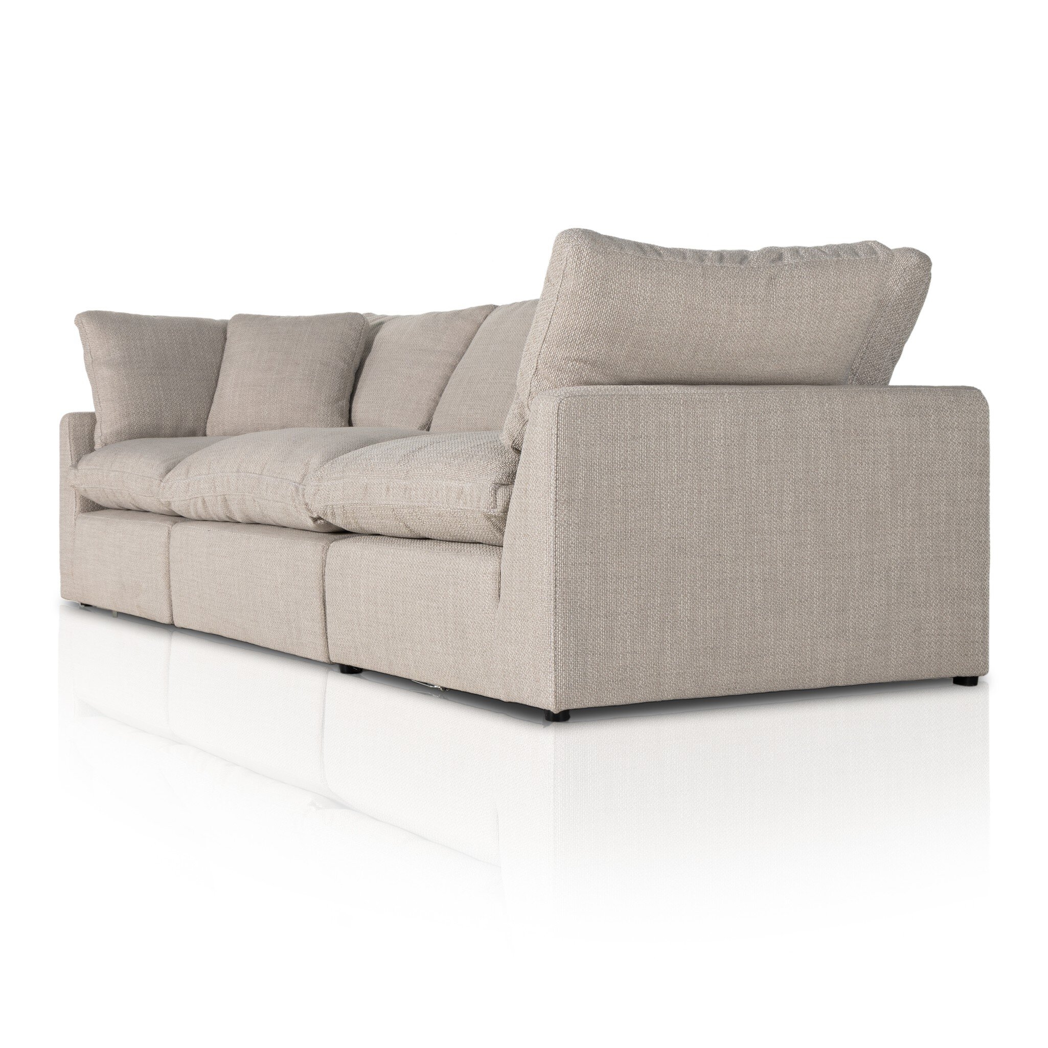 Stevie 3-Piece Sectional - Gibson Wheat - Image 2