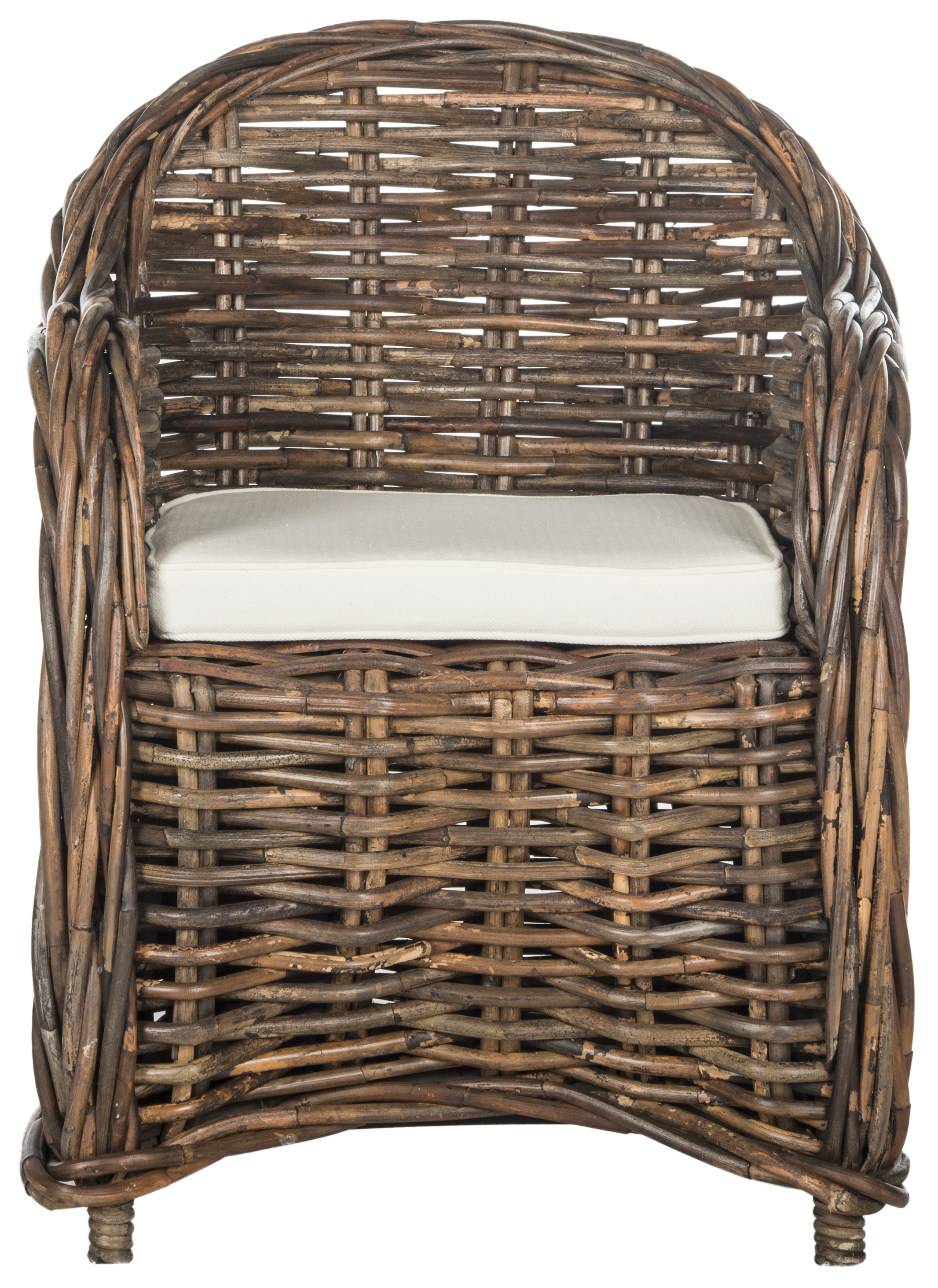 Nita Wicker Club Chair - Natural - Safavieh - Image 0