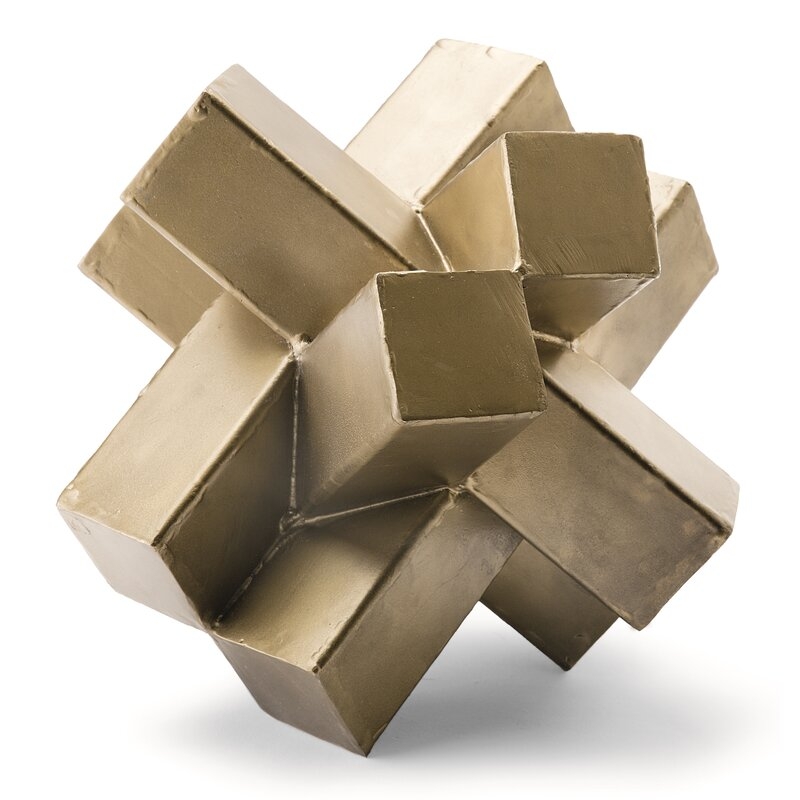 Regina Andrew Abstract Sculpture Color: Brass - Image 0