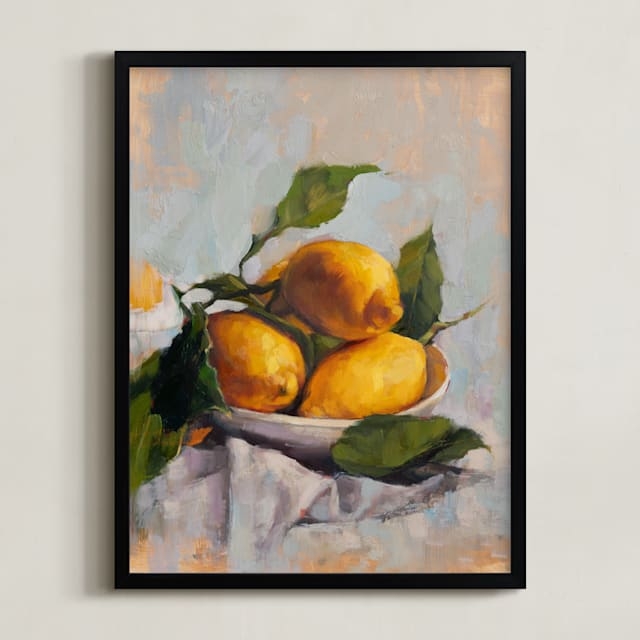 Bowl Of Lemons Limited Edition Fine Art Print 2 - Image 0