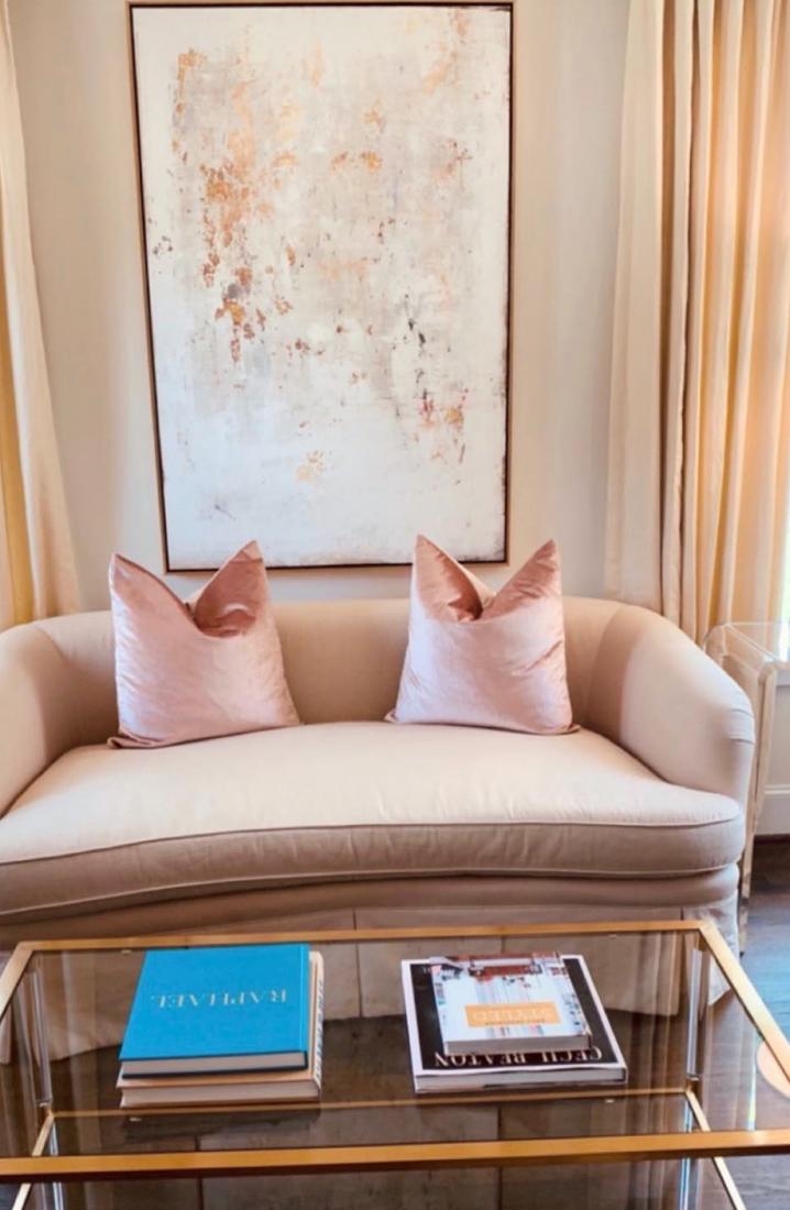 FAUX SILK VELVET // PINK PEONY - 14" X 36" - Image 5