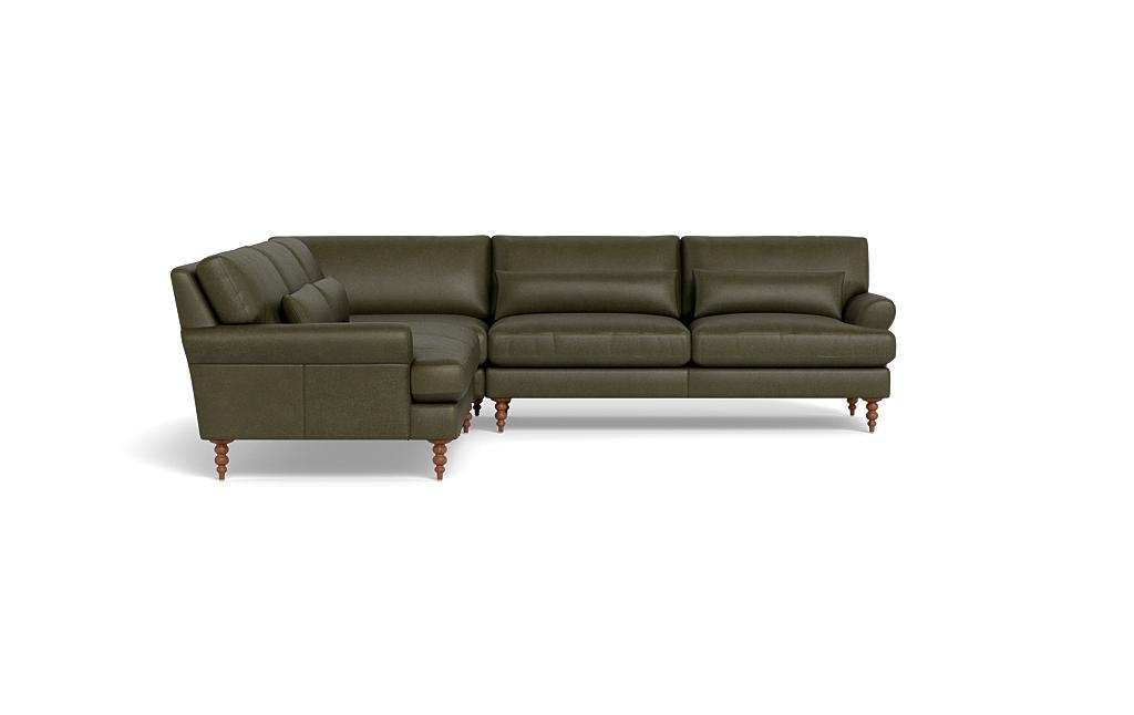 Maxwell Leather Corner 4-Seat Sectional Sofa by Apartment Therapy - Image 0