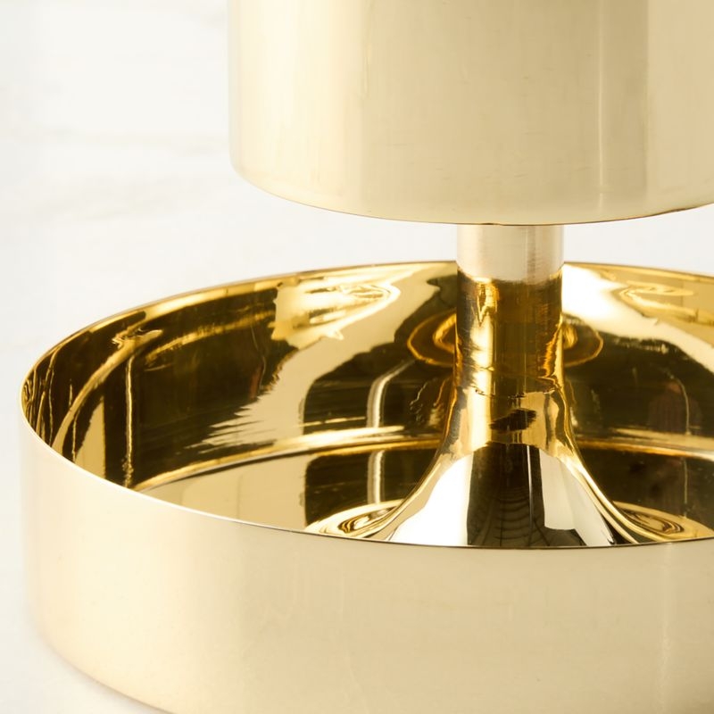 Hierarchy Unlacquered Brass Tiered Catchall Set by Bill Curry - Image 3