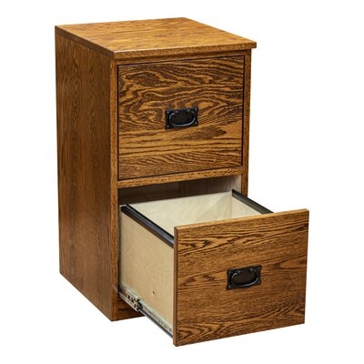 Traditional 2 Drawer Filing Cabinet Cherry - Image 0
